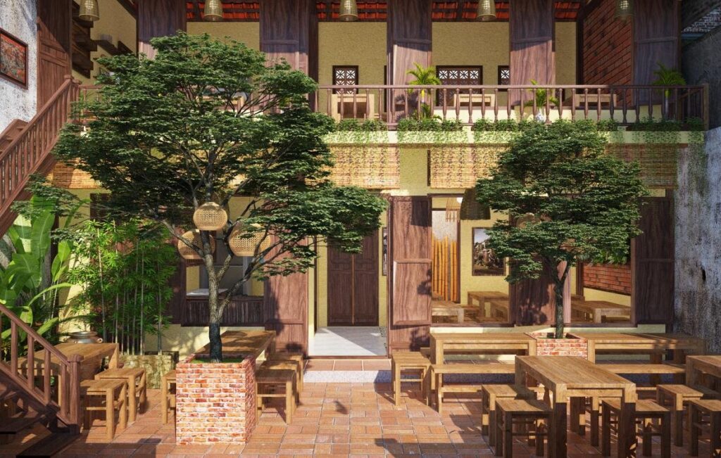 thiết kế nội thất quán cafe anh tân ninh bình toki design thiết kế thi công nội thất hàng đầu việt nam